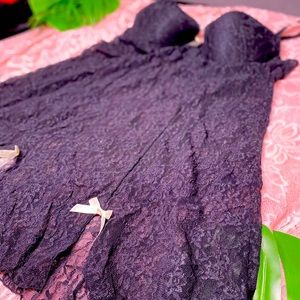 Black BabyDoll Lingerie Dress